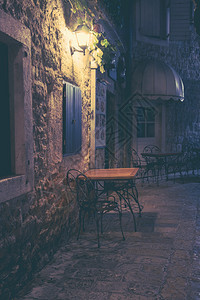 黑山布德瓦旧街图片