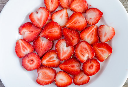 切片草莓图片素材