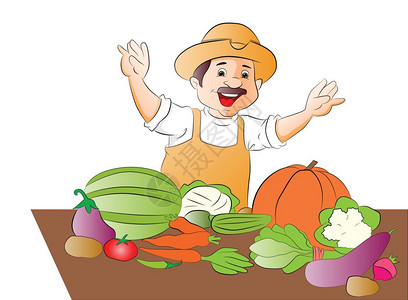 菠菜详情页插画_菠菜详情页卡通_菠菜详情页插图_手绘_板绘_摄图网