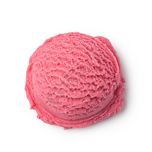 白底的草莓冰淇淋图片
