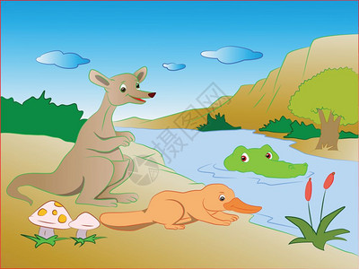 狩猎猎物插画_狩猎猎物卡通_狩猎猎物插图_手绘_板绘_摄图网