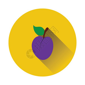 黄河丹峡以ui颜色显示的plum平面设计图标矢量插插画