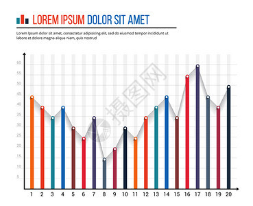 条形图模板商业信息图矢量eps10插图条形模板图片