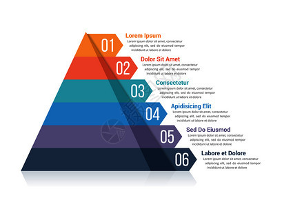 含有六个元素的金字塔成像模板矢量eps10插图金字塔成像图图片