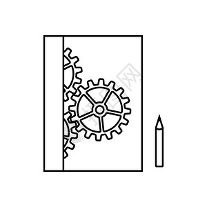 产品开发图示薄线设计矢量图示图片