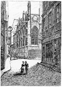 圣塞弗林路1890年巴黎奥古斯丁维京大学图片