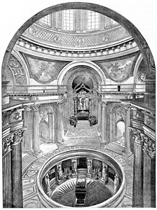 拿破仑一世的墓穴刻着古老的插图巴黎奥古斯丁维京大学1890年图片