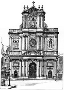 圣路易保罗教堂1890年巴黎奥古斯特维京大学图片