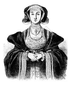 克莱夫斯的安妮肖像Holbein之后的Holbein1837年英国丰富多彩的历史图片