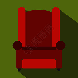 用于网络和移动设备的装甲椅子平板图标图片