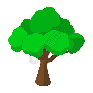 白色背景上孤立的树形动画图标树形动画图标图片