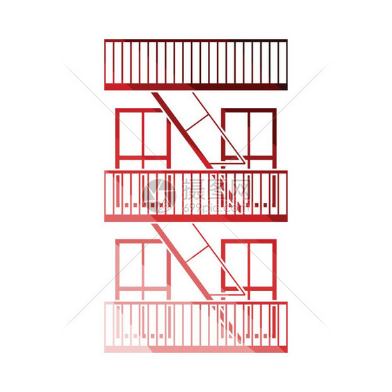 紧急消防梯图标图片