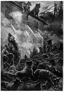 没有什么能阻止野兽的怒火古老刻画1890年朱尔凡内塞萨卡斯贝图片
