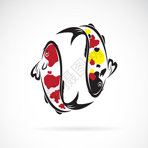 浮世绘鲤鱼插画