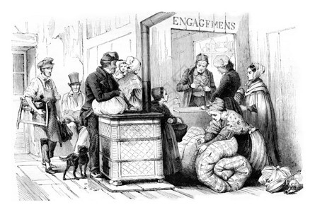 巴黎蒙特里马拉斯承诺室1842年MagasinPittoresque图片