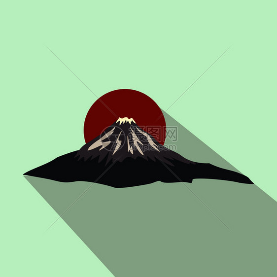 富士山矢量图图片