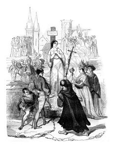 Angers博物馆圣女贞德之死尤金德韦里亚著1842年玛加辛皮托雷斯克图片