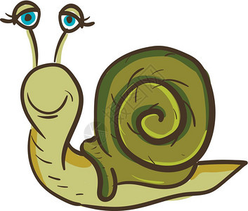 快乐的蜗牛背景图片