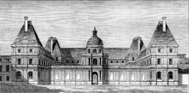 卢森堡宫代表MariedeMedici1845年MagasinPittoresque图片