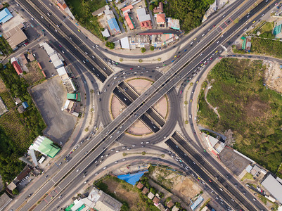 曼谷高速公路交通概念图片