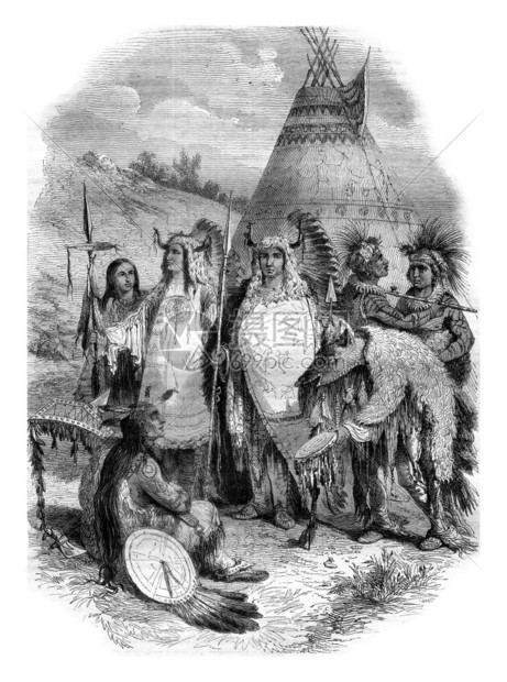 北美西部荒野草原1845年马加辛皮托雷克图片