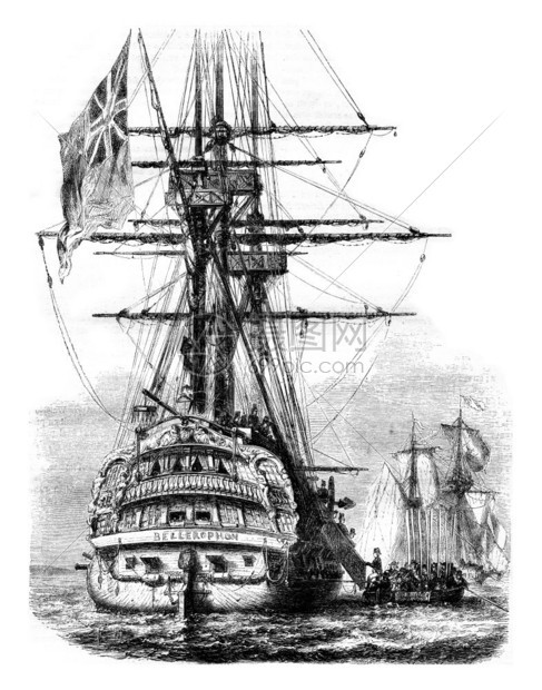 185年7月日拿破仑登船前往英国1846年7月5日图片