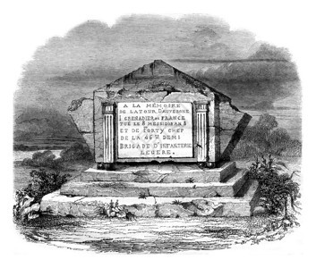 LaTourdAuvergne在战场上的高1846年MagasinPittoresque图片