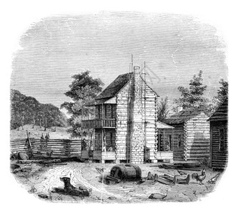 弗吉尼亚州的美国农场1846年的马加辛皮托雷克图片