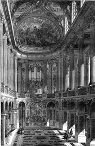 十七世纪凡尔赛教堂1847年马加辛皮托罗尔克图片