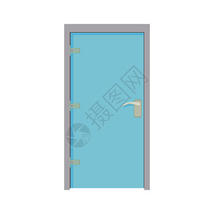 入口玻璃门插画_入口玻璃门卡通_入口玻璃门插图_手绘_板绘_摄图网