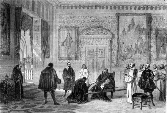 在尤斯特修道院的CharlesV185年的MagasinPittoresque图片