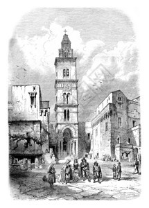Gaeta的StErasmus教堂186年MagasinPittoresque图片