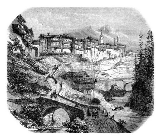 FlumetSavoie186年马加辛皮托雷斯克FlumetSavoie古代刻画图集186年图片