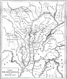 东部地区农业图上刻有186年MagasinPittoresque的古典插图图片