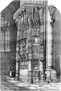 纪念碑的萨拉扎仍然是Sens教堂的柱石186年的MagasinPittoresque图片