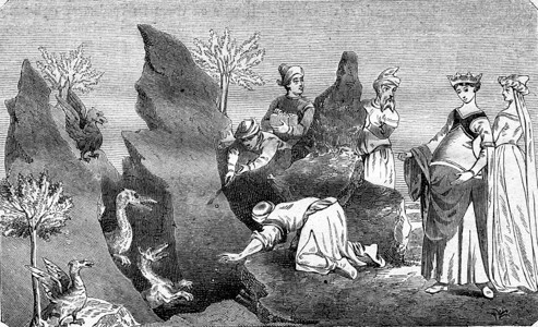 飞龙在美好之书后旅行曼德维尔1867年马加辛皮托雷斯克图片