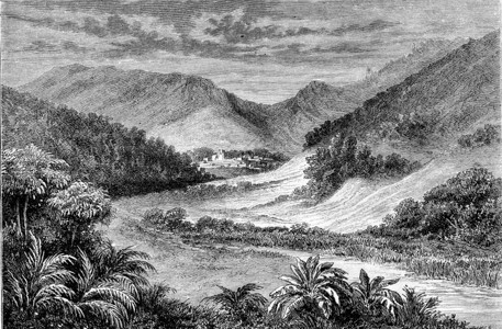 PolochieValley危地马拉Verapaz省中美洲1867年马加辛皮托雷斯克图片