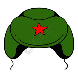 压舌帽矢量图插画