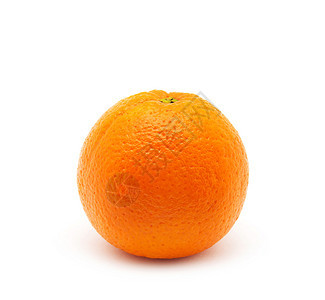 白孤立的橙色水果图片