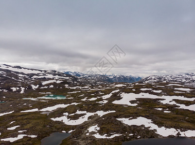 挪威夏季山地景观旅游色5号Sognefjellet公路空中视图山地景观挪威旅游色5号Songnefjellet公路图片