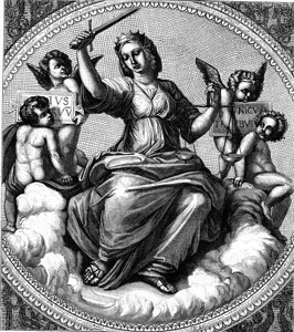 梵蒂冈的Raphael写着正义187年的MagasinPittoresque图片