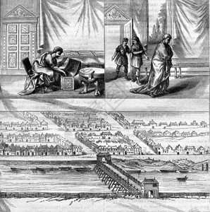 法国历史丛书180年玛加辛皮托罗尔克中图书馆印刷室由墨水成图片