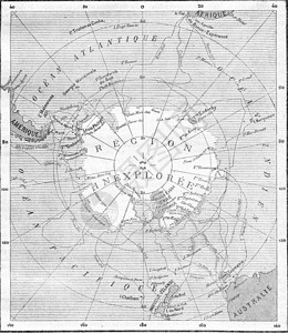 南极古代雕刻MagasinPittoresque182年图片