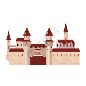 古老的故事背景城堡垒建筑中世纪欧洲城堡垒古老建筑中世纪欧洲宫殿