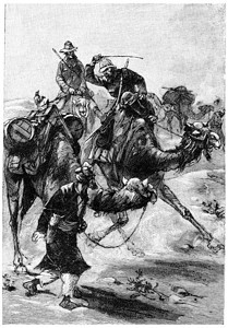 It不在骆驼上需要打字重写插图JulesVerneMagnesBranican189年图片
