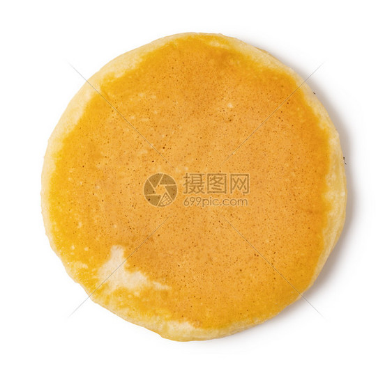 白背景的薄煎饼图片