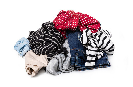 白色背景的衣服图片素材