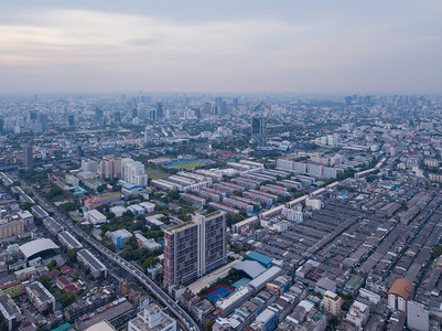 泰国曼谷市中心金融区和商业中心图片