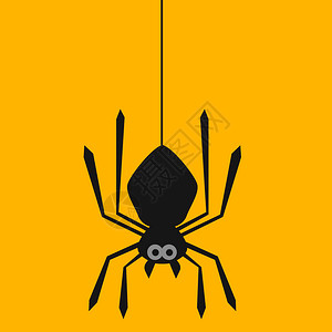 蜘蛛在网上挂起3D翻接图片