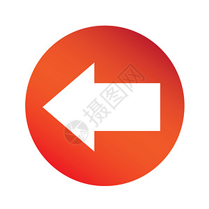 指向图标简单箭头符号图标背景